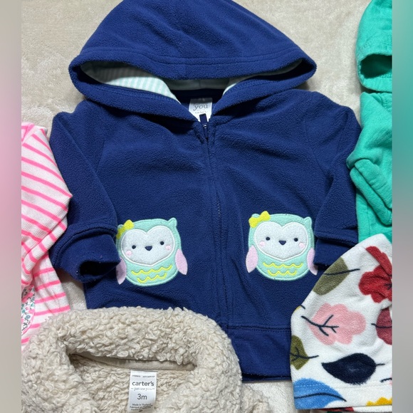 Carter's | Baby Girl Winter Clothes Bundle | 3M - Picture 6 of 7